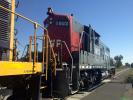 NWP 1922, EMD GP9, Laying down Fiber Optic Cables, 2014, Construction for the new SMART train, Northwestern Pacific, ICRD01_005