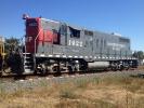 NWP 1922, EMD GP9, Laying down Fiber Optic Cables, 2014, Northwestern Pacific Railroad Company, Construction for the new SMART train, ICRD01_009