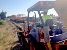 Laying down Fiber Optic Cables, 2014, Construction for the new SMART train, ICRD01_020
