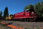 RailPower RP20BD, NWP 2009, Laying down new Rails, 2014, Novato California, Construction for the new SMART train, ICRD01_041