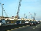 Cars, crane, Freeway, southern Maryland
