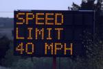 Speed Limit 40 MPH