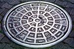 manhole cover, Round, Circular, Circle