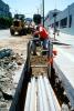 Installing Fiber Optic Cable, Intersection of 17th street and Mississippi streets, Potrero Hill