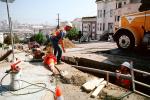 Installing Fiber Optic Cable, Intersection of 17th street and Mississippi streets, Potrero Hill, ICSV02P12_11