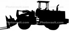 Earthmover silhouette, logo, John Deere 644G Wheel Loader, 4WD, Earthmoving, wheeled, shape