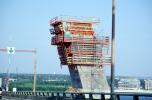 Arthur Ravenel Jr. Bridge, Cooper River, New Bridge Construction, Tower Crane, Cable-stayed bridge, ICSV04P07_15