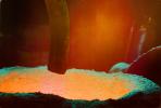 pouring molten metal, ladel, sparks, IHMV02P02_13