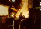 pouring molten metal, worker, man, IHMV02P04_17