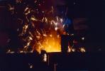 pouring molten metal, worker, man, IHMV02P05_02