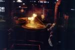 pouring molten metal, worker, man, IHMV02P05_08