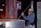 pouring molten metal, worker, man, IHMV02P06_06