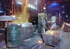 pouring molten metal, worker, man, IHMV02P06_09