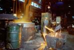 pouring molten metal, worker, man, IHMV02P06_10