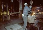pouring molten metal, worker, man, IHMV02P07_08