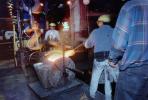 pouring molten metal, worker, man, IHMV02P07_10