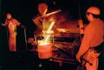 pouring molten metal, worker, man, IHMV02P07_19
