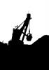 Excavator Bucket Shovel silhouette, logo, shape, Digger