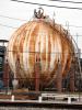 sphere, stairs, staircase, rust, Refinery, Port Arthur, IPOD01_044
