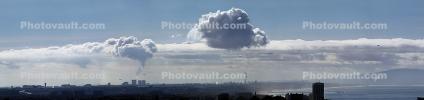 Pollution Plume from an Oil Refinery, Panorama