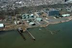 Oil Storage Tanks, Docks, Riverfront, Mississippi River, New Orleans, IPOV01P02_14