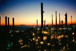 Oil Storage Tanks, Refinery, Twilight, Dusk, Dawn, IPOV02P05_04