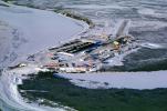Oil Storage Holding Tanks, Airport, Runway, Landing Strip, Prudhoe Bay, IPOV02P06_01