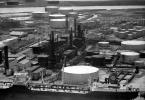 Oil Storage Tanks, Buildings, Oil Tanker, Refinery, 1950s, IPOV04P06_06