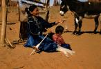 Navajo Weaver, Rug, Women, Loom, Donkey, ITCV01P01_18