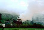 Sawdust Burner, Smoke, soot, Logging Yard, Humboldt County