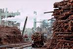crane, Smoke, Air Pollution, soot, Pulp Mill, building, IWLV01P13_02.2172