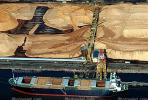 Conveyer Belt, Sawdust, Chips, Pulp, Coos Bay, Crane, dock, harbor, port, conveyer belts, IWLV02P03_14.2543