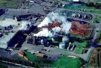 Coos Bay, Smokey Lumber Mill, smoke, air pollution, soot, buildings, IWLV02P04_05