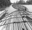 Great Chained Log Rafts on the Columbia River, Washington, 1890's, IWLV02P05_19