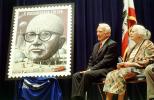 US Post Office stamp, Allegra Fuller Snyder, Astronaut Rusty Schweikart, Stanford University, KCSV01P10_09