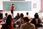 classroom, chalkboard, teaching, students, teacher, KECV02P09_03