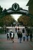 Sather Gate, Sproul Plaza, Landmark, students, walking, arch, UC Berkeley, UCB, KECV03P04_13