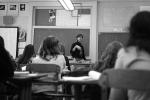 physics class, WJ Layton Teacher, Pacific Palisades High School, Pali Hi, 1970s, KEDPCD2609_093