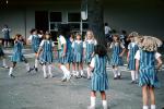 Jump Rope, Uniforms, schoolgirls, skipping rope, Danville, California, 1982, 1980s, KEDV01P02_04