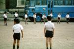 Schoolboys, boys, schoolyard, Mumbai, India, 1984, 1980s, KEDV01P02_11