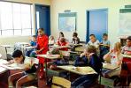 classroom, Students, desk, reading, KEDV01P10_07