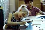 classroom, student, Girl, writing, thinking, learning, KEDV02P04_15
