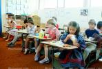 Children Eating Lunch, classroom, desk, Student, KEDV02P06_10