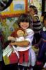 Girl, Cabbage patch doll, Lunchpail, Smiles, classroom, Raggedy Ann, Student, KEDV02P11_14