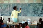 Chalkboard, classroom, Teacher Teaching, Madzongwe, KEDV03P01_14