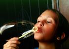 Girl Blowing Bubbles, KEDV04P01_12