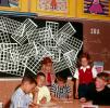 Brownie, Girls, Boys, desk, Classroom, 1960s