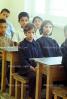 Classroom, Schoolroom, Desk, Afghanistan, 1974, 1970s, KEDV04P11_11