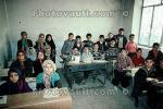 Boys, Girls, Classroom, Schoolroom, Hezar Hani, Iran, KEDV05P03_01
