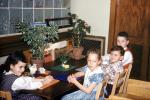 Table, Plants, Chairs, Boys, Girls, Sitting, Classroom, 1950s, KEDV05P06_18